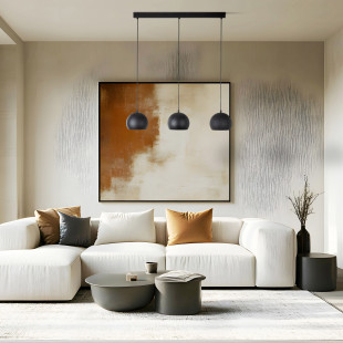 Lampa wisząca Zoe czarna - TK Lighting | 81cm