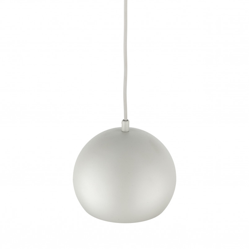Lampa wisząca Zoe - beżowa kula metalowa | TK Lighting