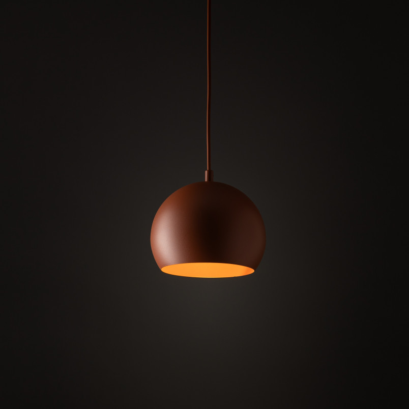 Lampa wisząca Zoe ceglana TK Lighting | E27, 17cm