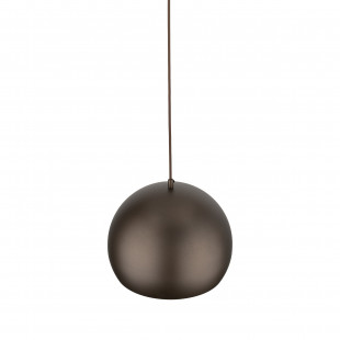 Lampa wisząca Zoe - Brązowa kula metalowa | TK Lighting