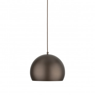 Lampa wisząca Zoe - Brązowa kula metalowa | TK Lighting