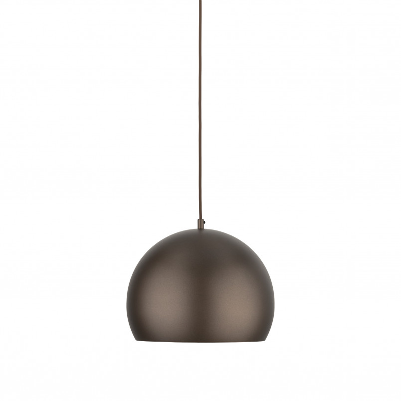 Lampa wisząca Zoe - Brązowa kula metalowa | TK Lighting