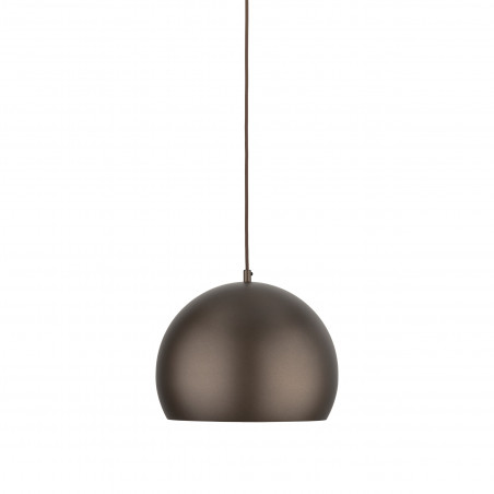 Lampa wisząca Zoe - Brązowa kula metalowa | TK Lighting