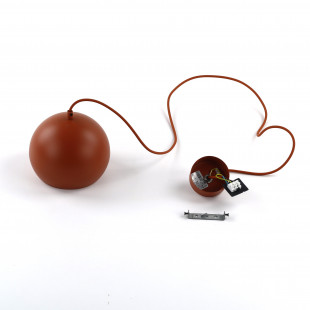 Lampa wisząca Zoe ceglana TK Lighting | E27, 17cm
