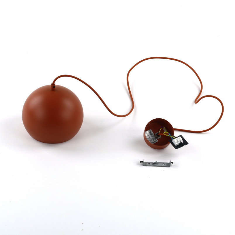 Lampa wisząca Zoe ceglana TK Lighting | E27, 17cm