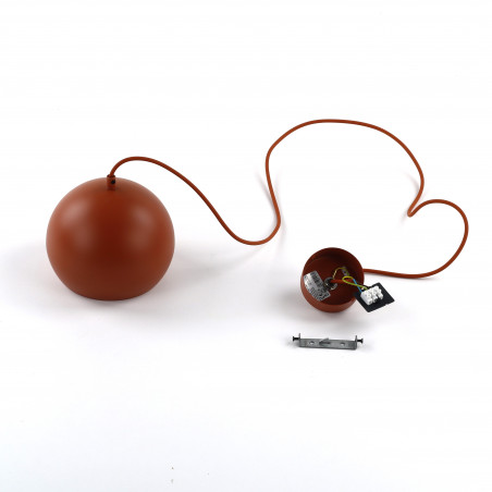 Lampa wisząca Zoe ceglana TK Lighting | E27, 17cm