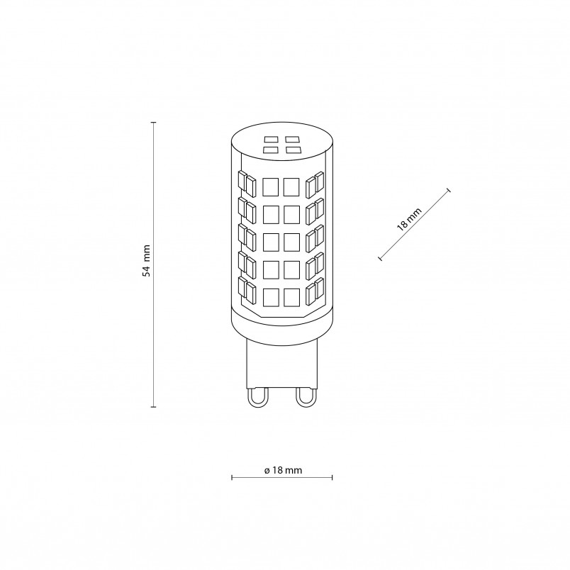 Żarówka LED G9 4W 4000K TK Lighting | Energooszczędna