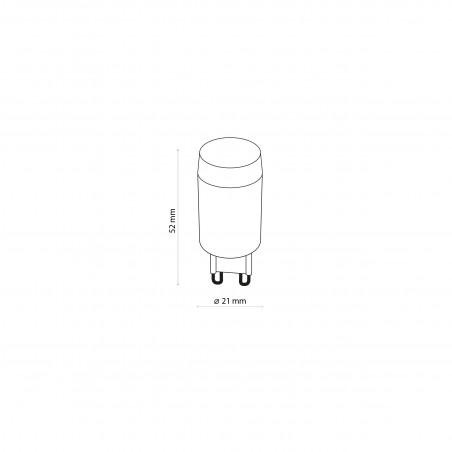 Żarówka G9 LED TK Lighting 3W 4000K - Oświetlenie TK