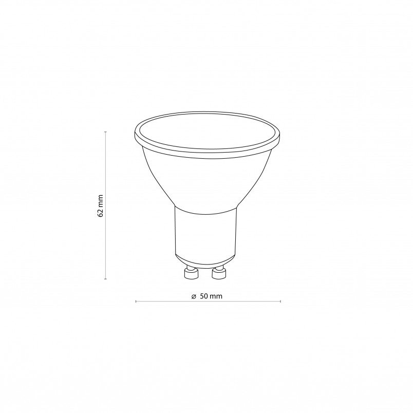 Żarówka GU10 LED TK Lighting - Ciepła Biała 5W | Sklep z Lampami