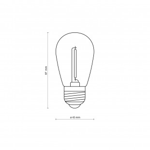 Żarówka LED E27 TK Lighting - Ciepła barwa, 1W - Kup teraz!