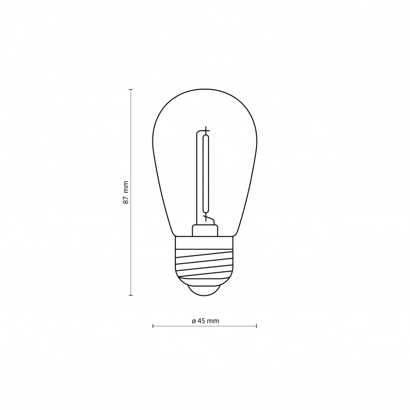 Żarówka LED E27 TK Lighting - Ciepła barwa, 1W - Kup teraz!