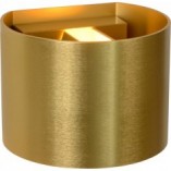 Kinkiet Xio Round LED Mosiądz Lucide - Eleganckie Oświetlenie