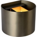 Kinkiet LED Xio Round Brązowy Lucide - Oświetlenie