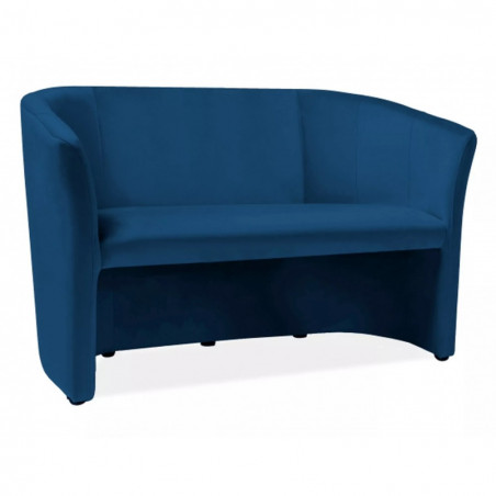 Sofa 2-osobowa TM-2 Velvet granatowa | Signal - Komfort i styl