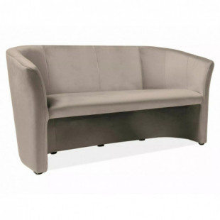 Sofa 3-osobowa welurowa TM-3 Signal - Ciemny Beż