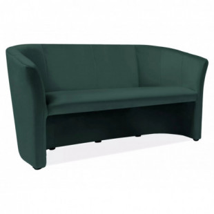 Sofa 3-osobowa welurowa Signal TM-3 - Zielona | Komfort i Styl