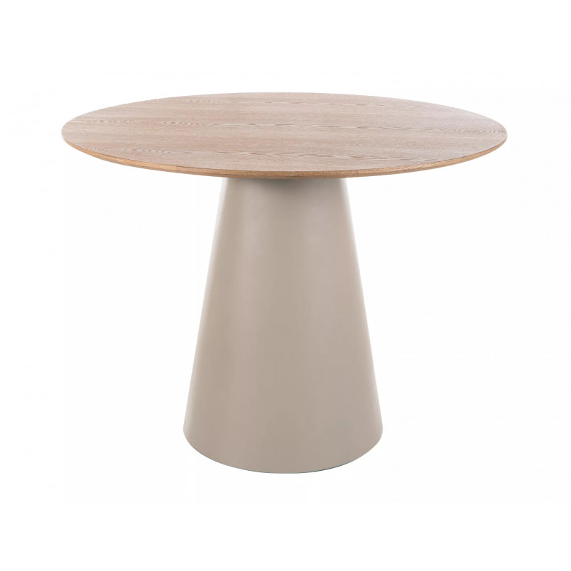 Stół okrągły Angel 100cm dąb/kaszmir Signal - Elegancki design