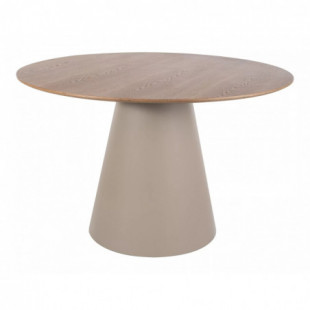 Stół okrągły Angel 120cm dąb/kaszmir Signal - Elegancki design