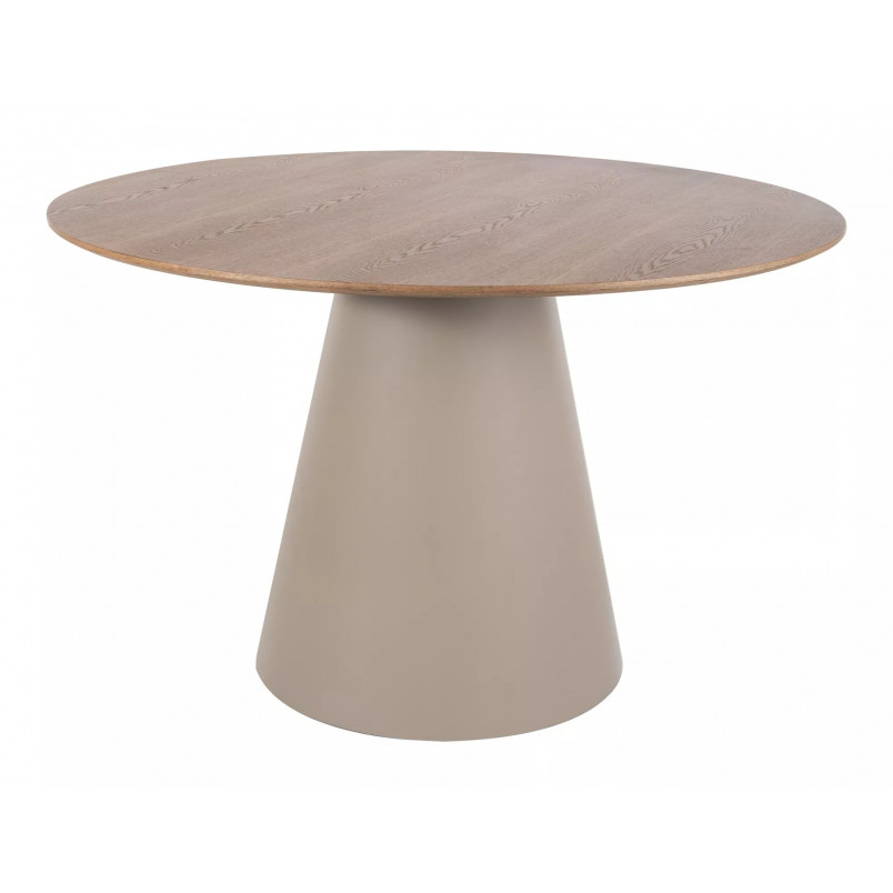 Stół okrągły Angel 120cm dąb/kaszmir Signal - Elegancki design