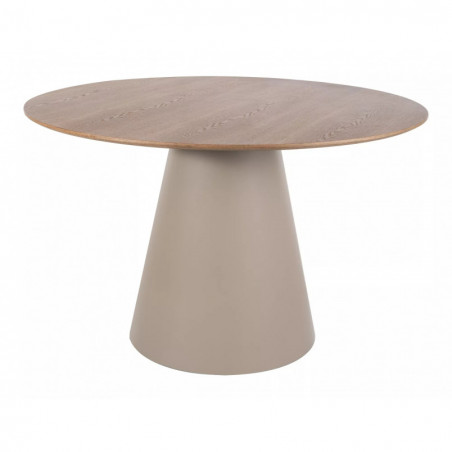 Stół okrągły Angel 120cm dąb/kaszmir Signal - Elegancki design