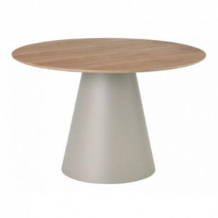 Stół okrągły Angel 120cm dąb/kaszmir Signal - Elegancki design