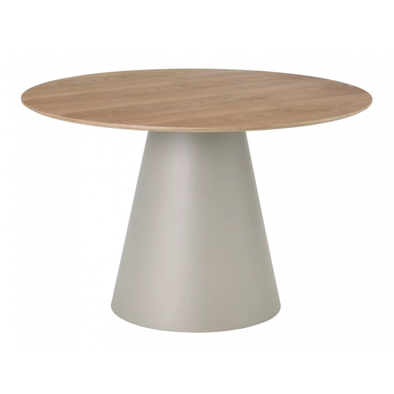 Stół okrągły Angel 120cm dąb/kaszmir Signal - Elegancki design