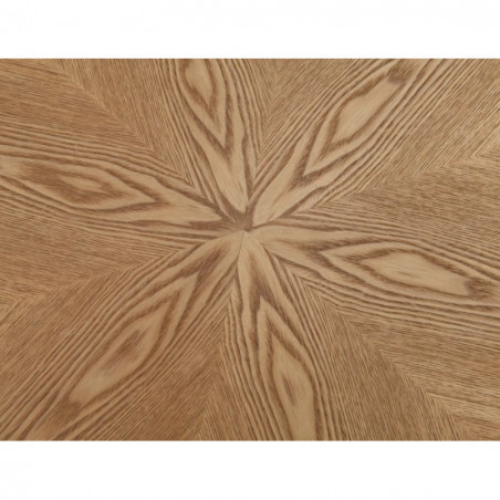 Stół okrągły Angel 100cm dąb/czarny Signal - Elegancki design