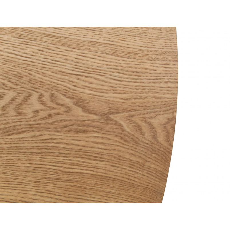 Stół okrągły Angel 120cm dąb/czarny Signal - Elegancki design