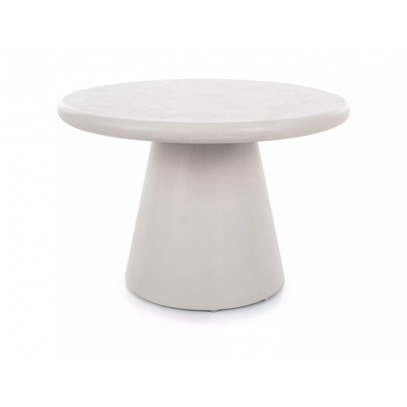 Stolik kawowy Aurora Signal - Mikrocement, 60cm - Jasny Szary