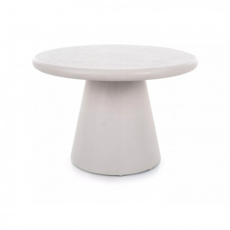 Stolik kawowy Aurora Signal - Mikrocement, 60cm - Jasny Szary