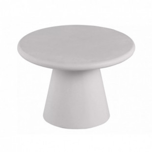 Stolik kawowy Aurora Signal - Mikrocement, 60cm - Jasny Szary