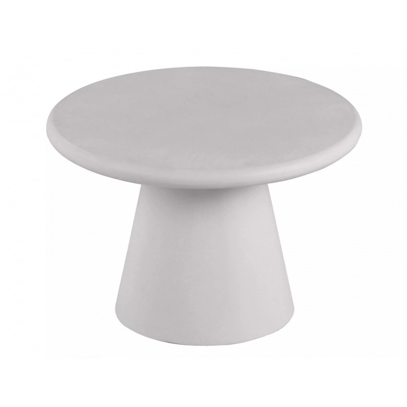 Stolik kawowy Aurora Signal - Mikrocement, 60cm - Jasny Szary