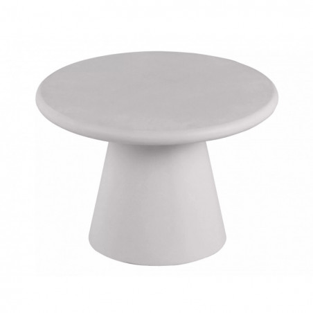 Stolik kawowy Aurora Signal - Mikrocement, 60cm - Jasny Szary