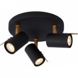Reflektor sufitowy LED czarny Grony III - Lucide | Sklep