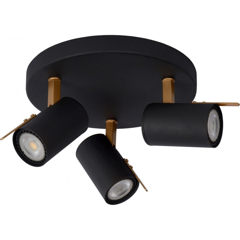 Reflektor sufitowy LED czarny Grony III - Lucide | Sklep