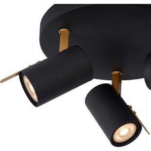 Reflektor sufitowy LED czarny Grony III - Lucide | Sklep