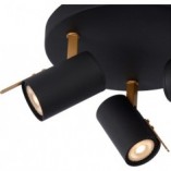 Reflektor sufitowy LED czarny Grony III - Lucide | Sklep