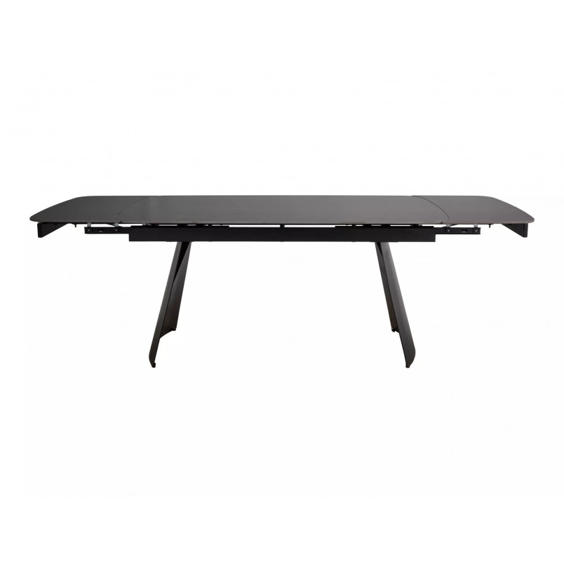 Stół rozkładany Signal Bacardi | Czarny marmur, 160-240x90cm