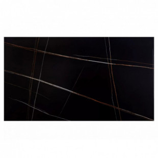Stół rozkładany Signal Bacardi | Czarny marmur, 160-240x90cm