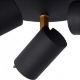 Reflektor sufitowy LED czarny Grony III - Lucide | Sklep