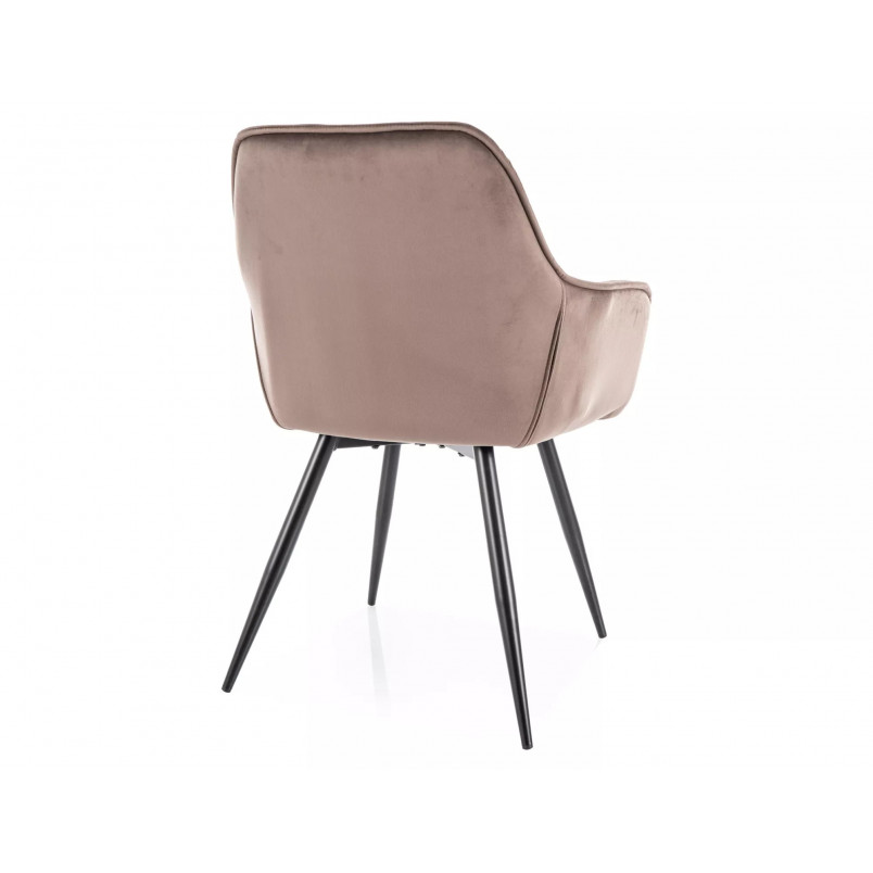 Krzesło welurowe Signal Cherry Velvet - Stylowy design i komfort