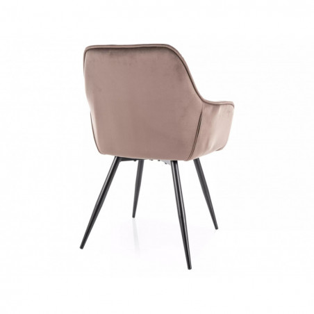 Krzesło welurowe Signal Cherry Velvet - Stylowy design i komfort