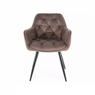 Krzesło welurowe Signal Cherry Velvet - Stylowy design i komfort