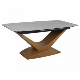 Stół rozkładany Dolce Signal | 180-240x95cm | Biały marmur