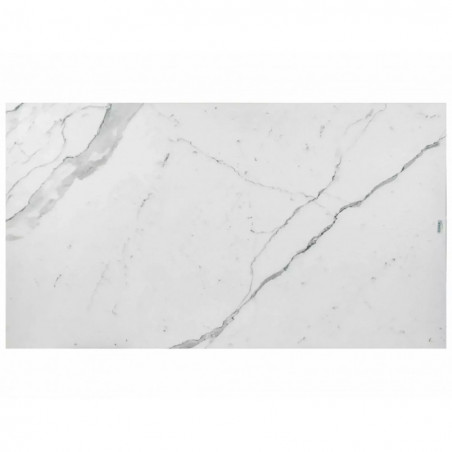Stół rozkładany Dolce Signal | 180-240x95cm | Biały marmur