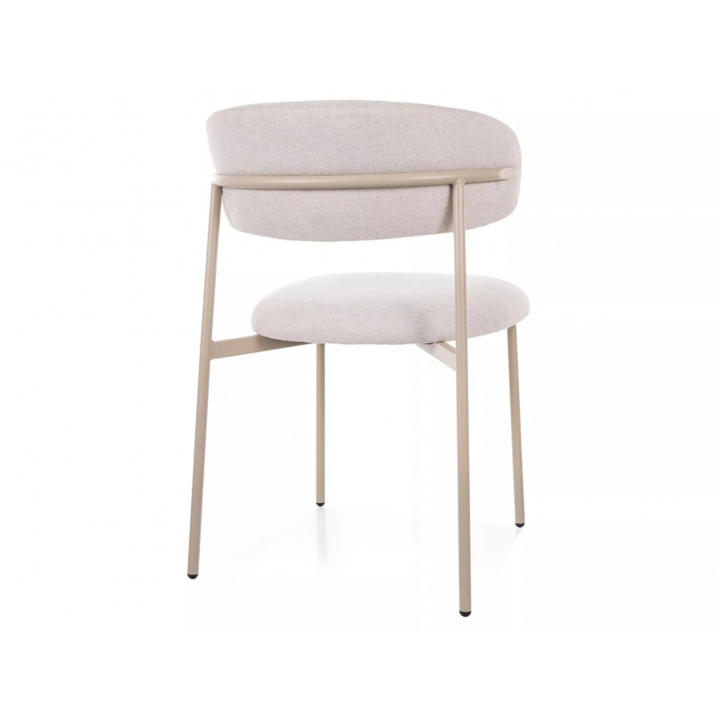Krzesło Signal Elton: Elegancki design, jasny beż - Kup teraz!
