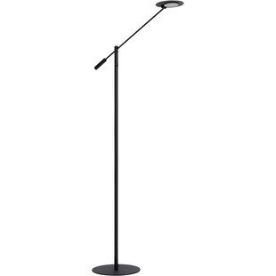 Lampa podłogowa z ruchomym ramieniem Anselmo Led Czarna marki Lucide