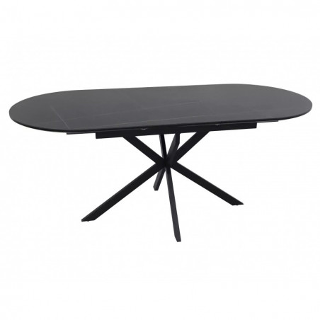 Stół rozkładany Signal Gaston: Elegancki design, ceramika, 140cm