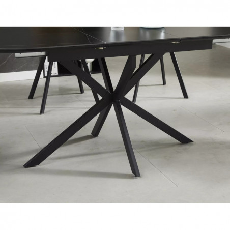Stół rozkładany Signal Gaston: Elegancki design, ceramika, 140cm