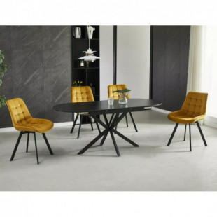 Stół rozkładany Signal Gaston: Elegancki design, ceramika, 140cm